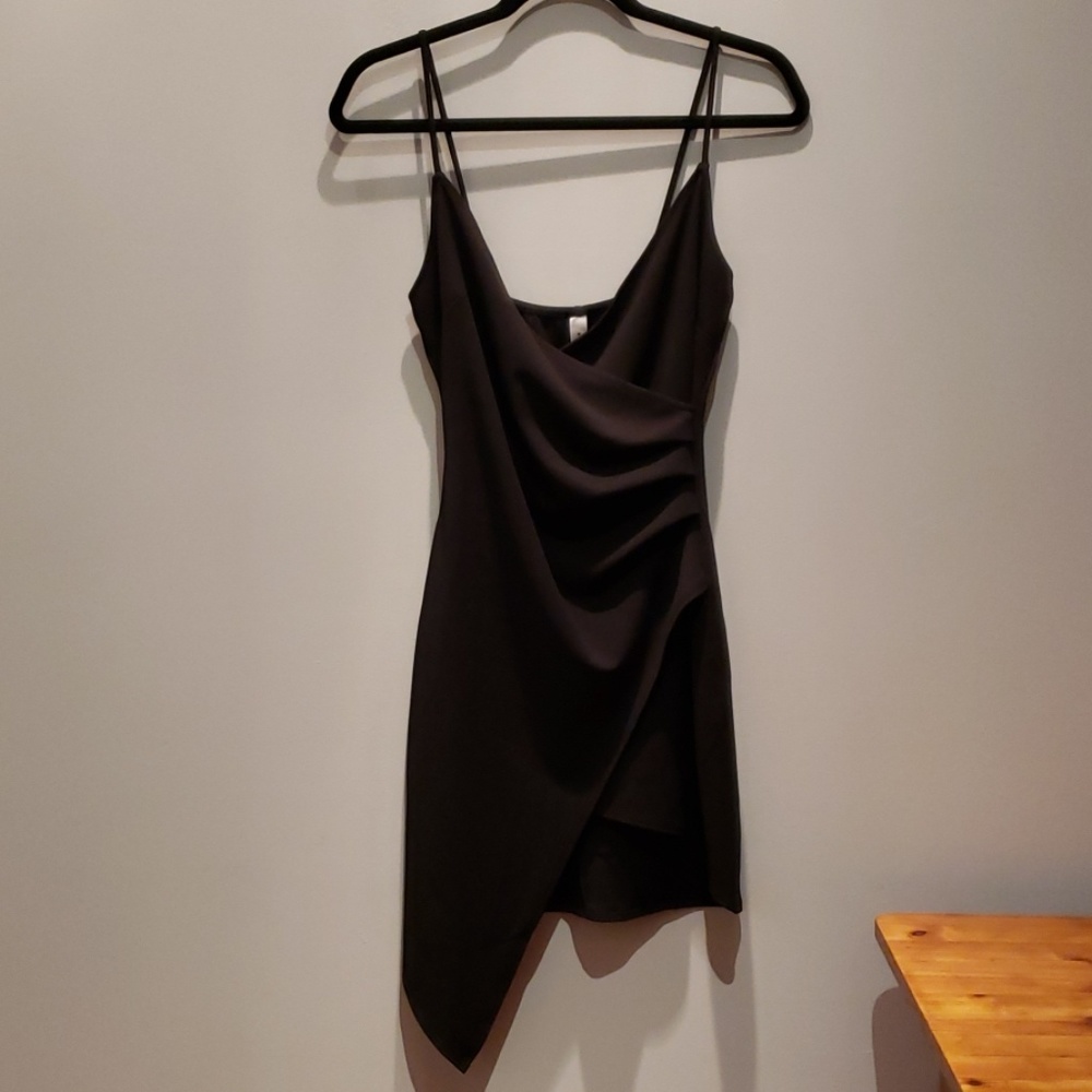 Blue Blush black mini dress